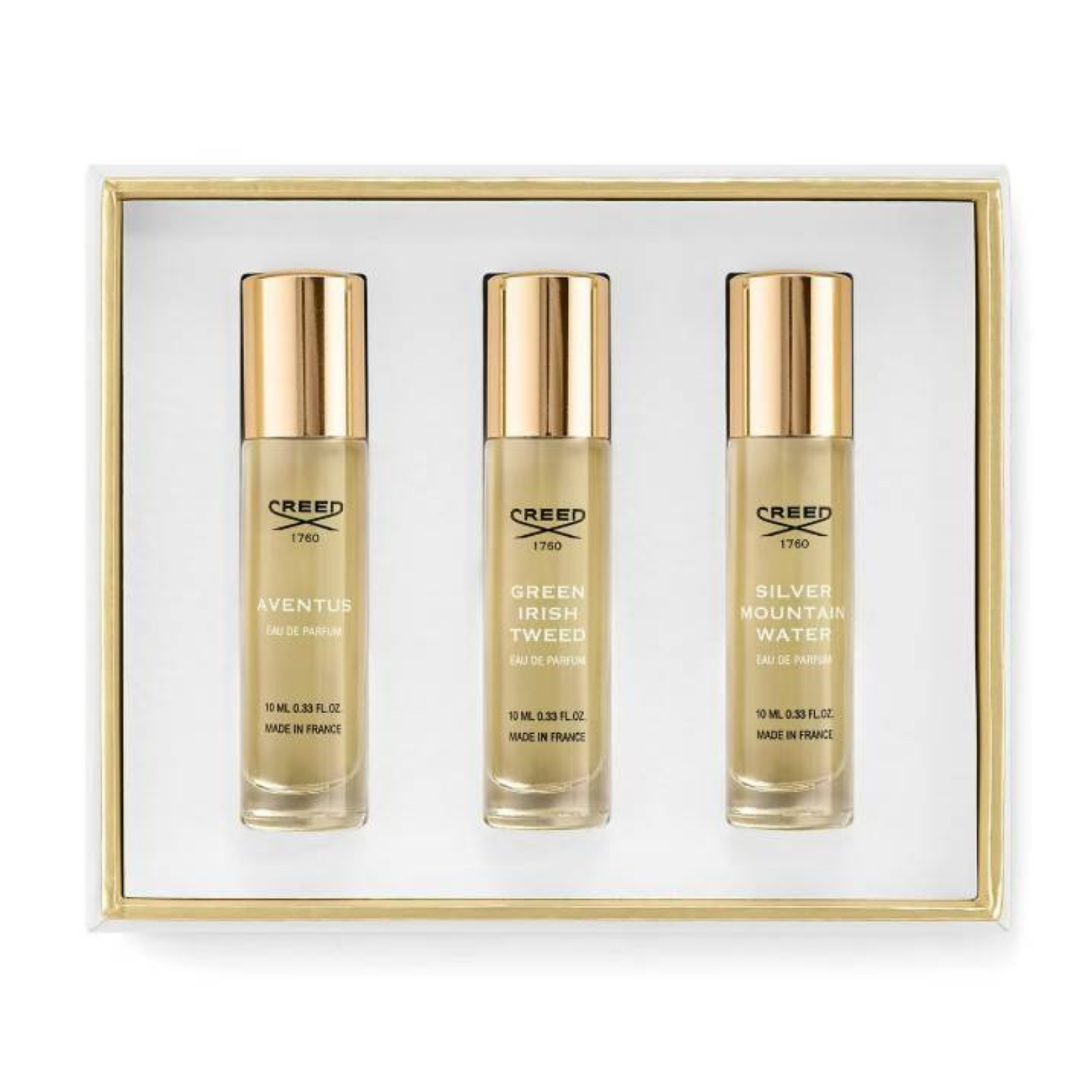 Creed Men's 3-piece Fragrance Discovery Set (aventus + Green Irish Tw... perfume bottle – luxury fragrance | Perfury UAE