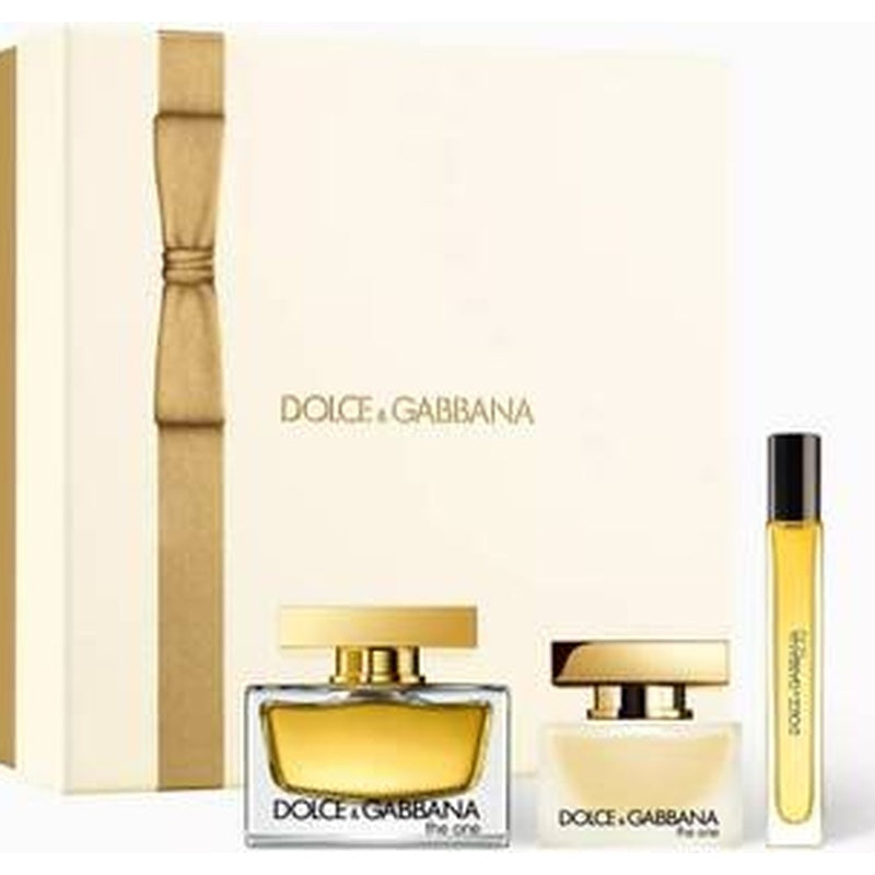 Dolce & Gabbana The One Women Set EDP Hair Mist 75ML + 30ML + 10ML perfume bottle – luxury fragrance | Perfury UAE