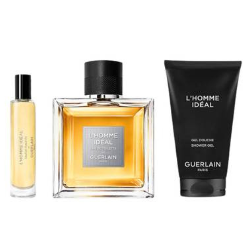 Guerlain L’homme Ideal EDT 100ML + Shower Gel 10ML perfume bottle – luxury fragrance | Perfury UAE